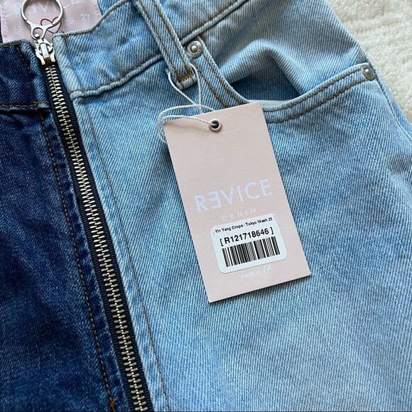 Revice Denim Yin Yang Two-Tone Zipper Jeans in Tokyo Wash - Picture 5 of 10